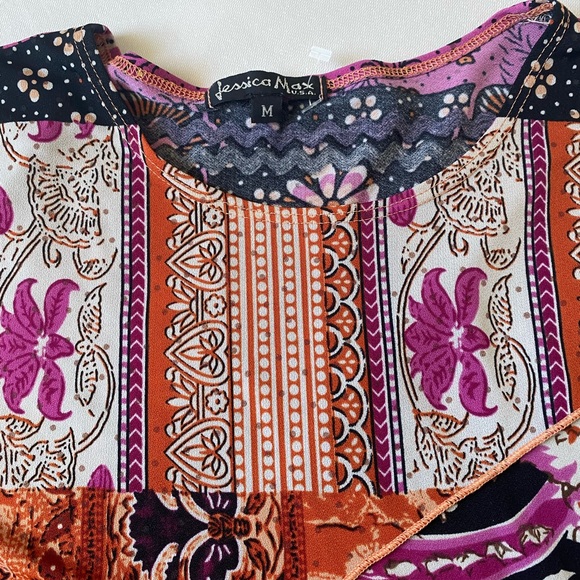 Multi-Patterned Floral Top - Picture 5 of 5